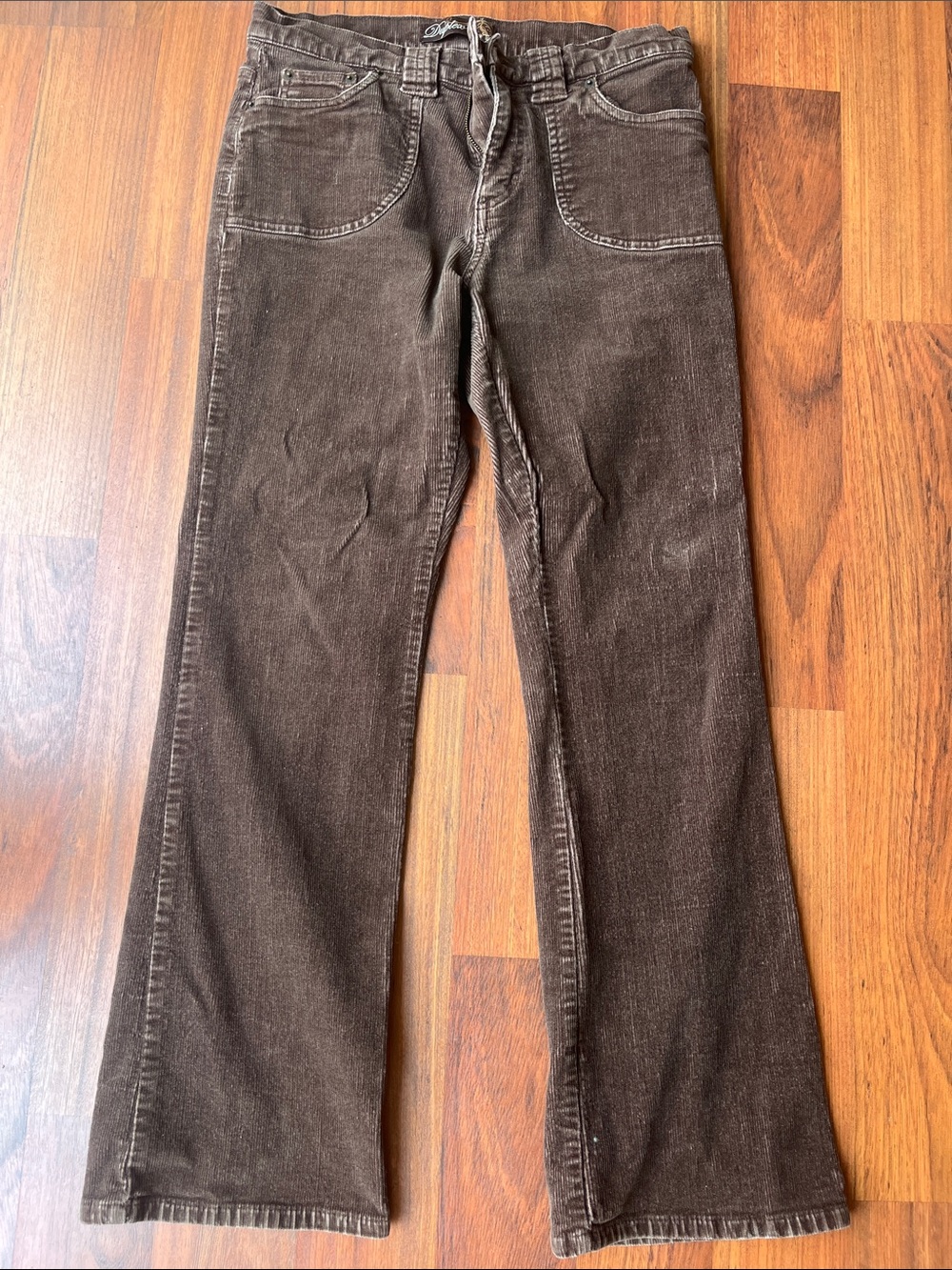 Wide Leg Women's Pants in Dark Brown